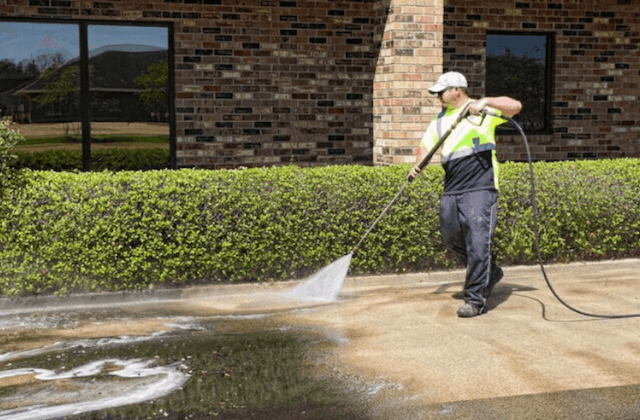 commercial concrete cleaning in wilmington